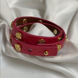 Authentic Tory Burch wrap leather bracelet